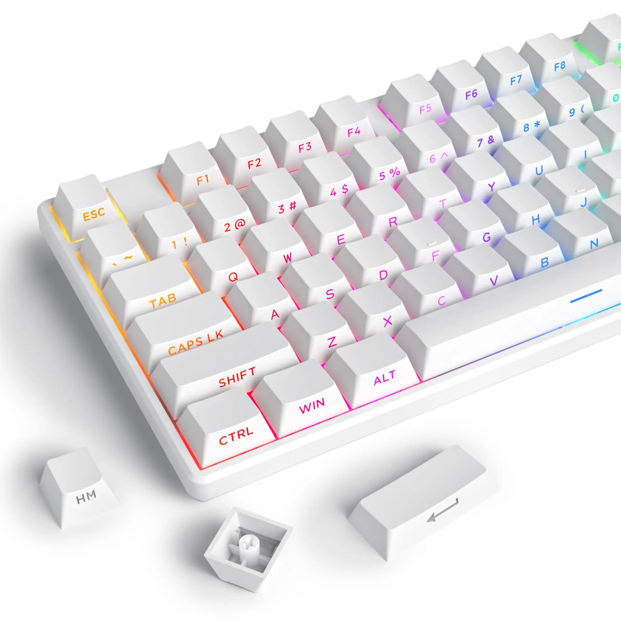 Gaming Accessories Aesthetic - 134 Keys Double Shot PBT Keycaps