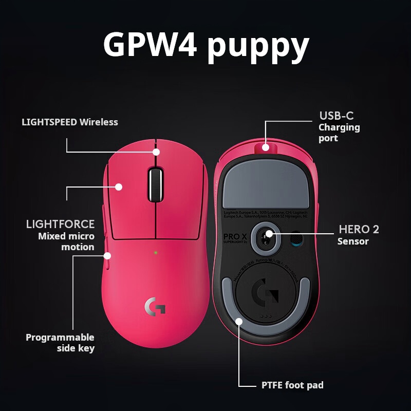 Logitech G PRO X SUPERLIGHT 2C - đánh giá và giá Logitech Mouse G Pro X Superlight