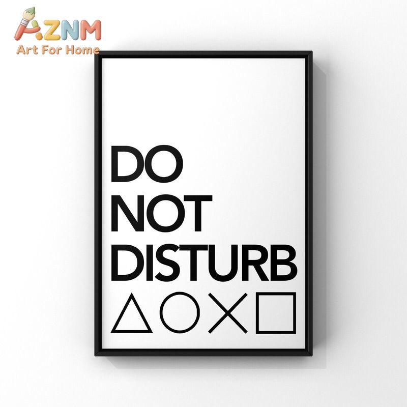 AZNM Black White Gaming Canvas - đánh giá và giá Gaming Accessories For Room