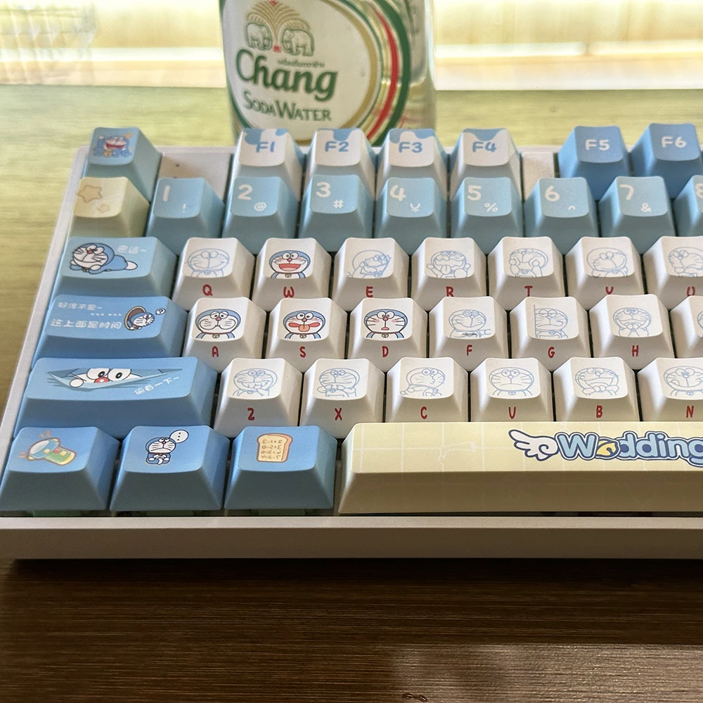 Original Doraemon Keycaps 120  - đánh giá và giá Gaming Accessories Aesthetic