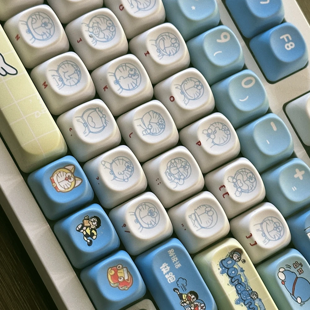 Original Doraemon Keycaps 120  - đánh giá và giá Gaming Accessories Aesthetic