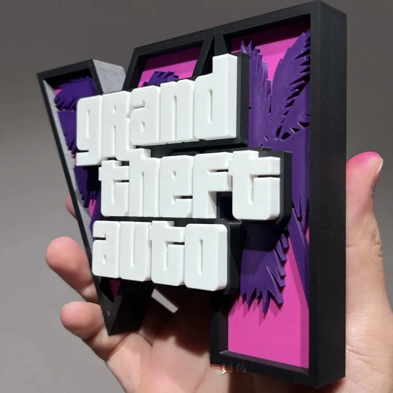 3d GTA 6 Grand Theft Auto Logo - đánh giá và giá Accessories For Your Gaming Room